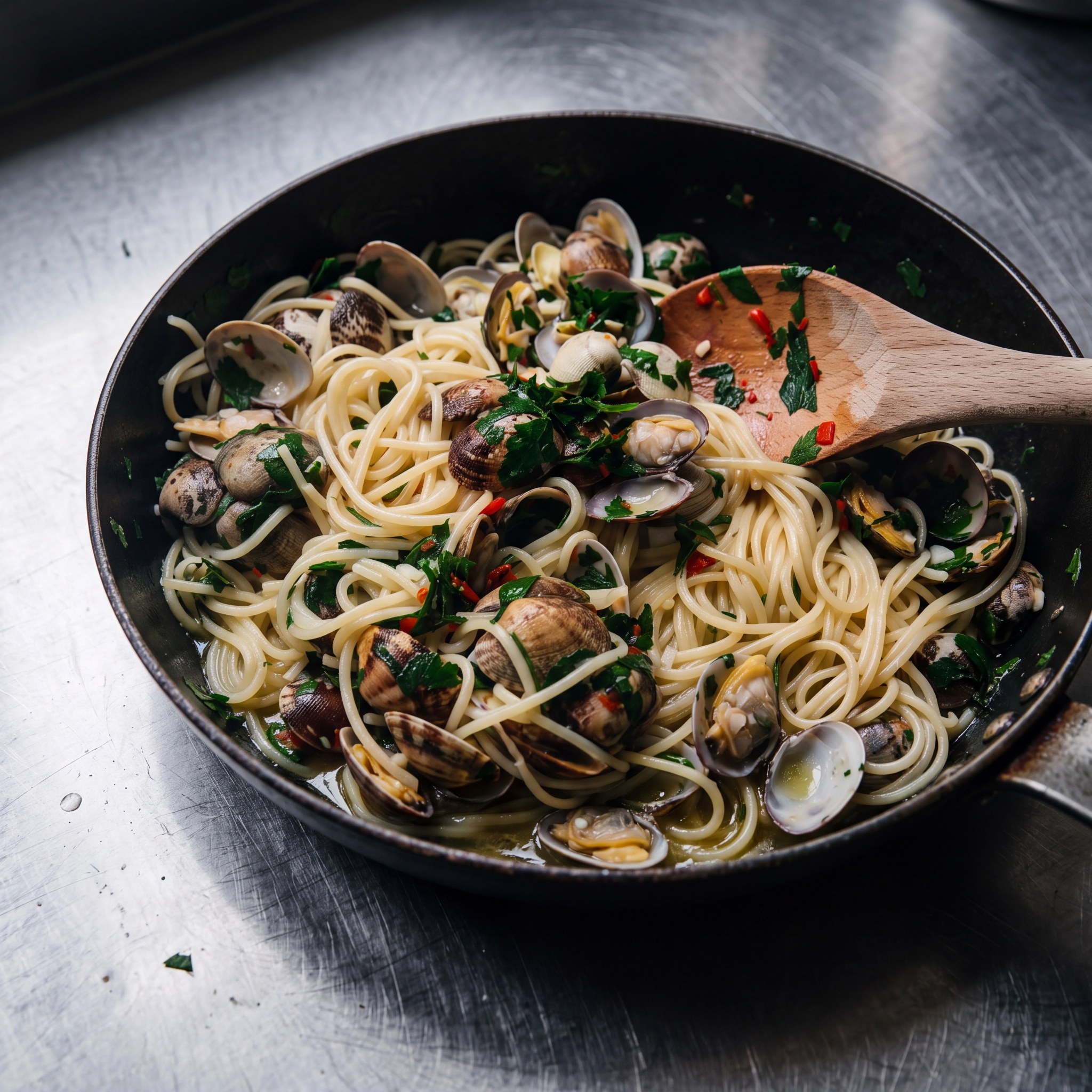 Spaghetti vongole